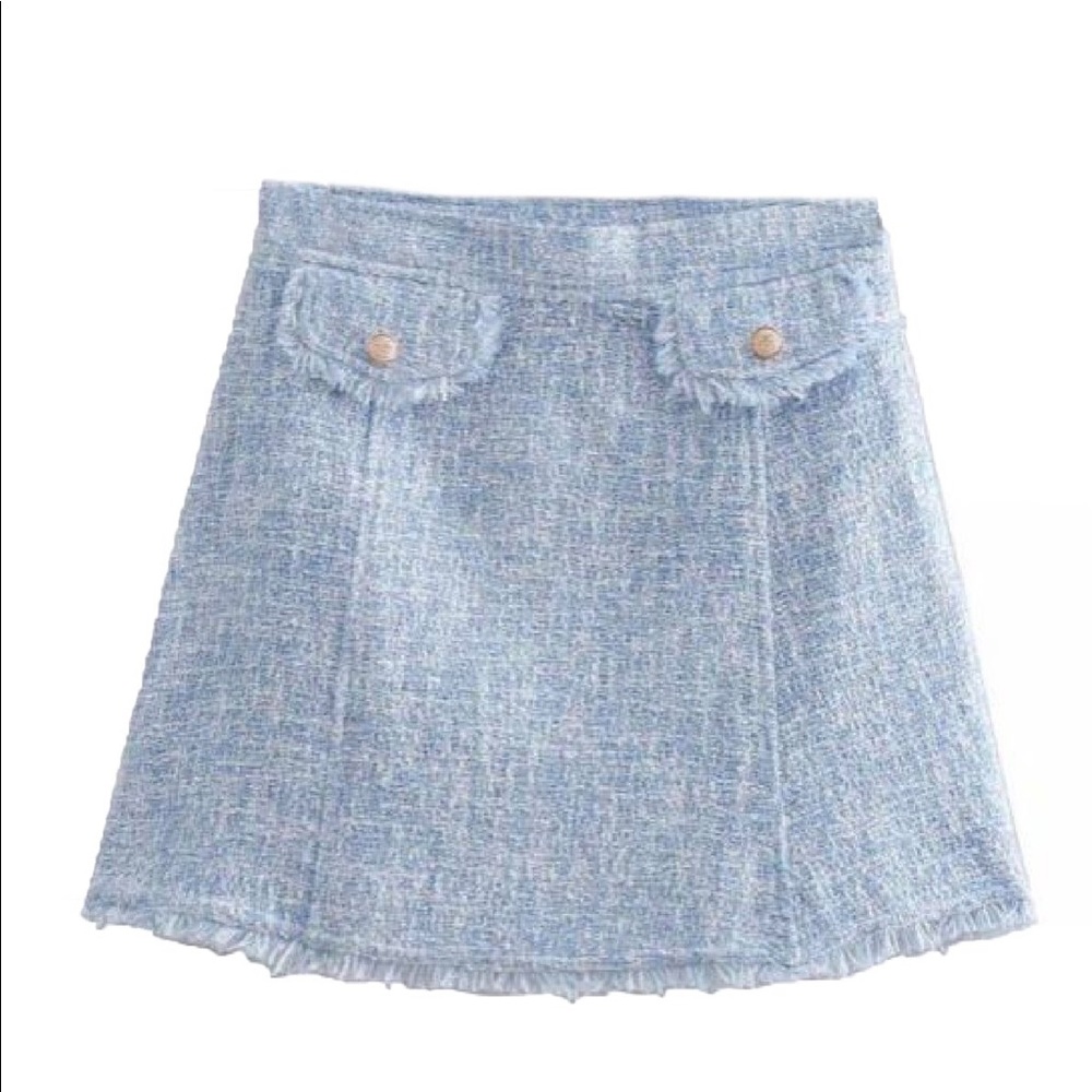 Tweed Mini Skirt